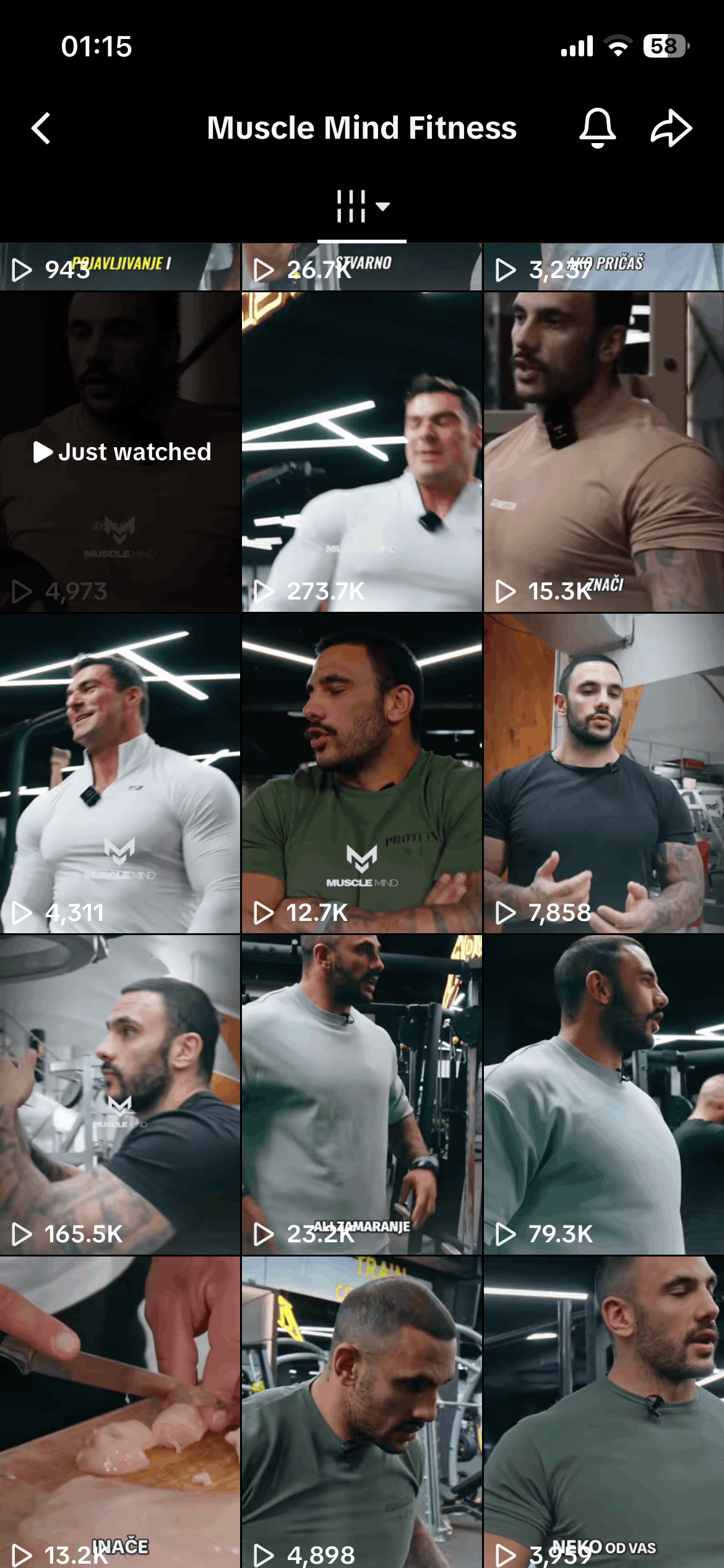 Pregledi - Muscle Mind profil